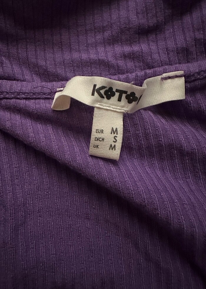 Askılı Mor Elbise - Görsel 4