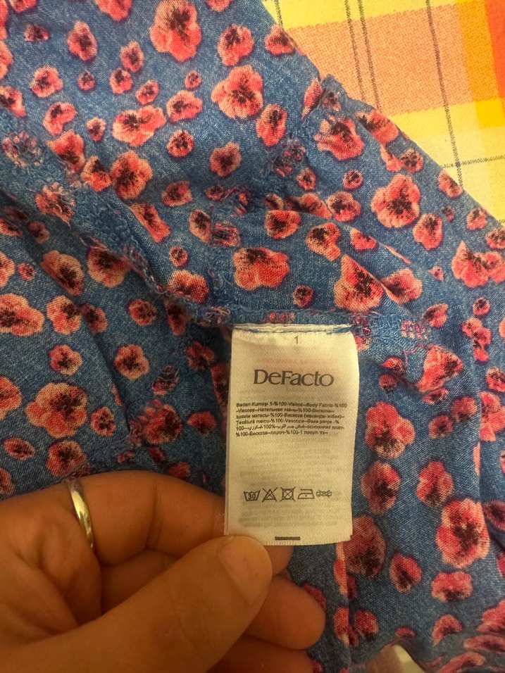 Bohem V Yaka Püsküllü Midi Elbise - Görsel 5