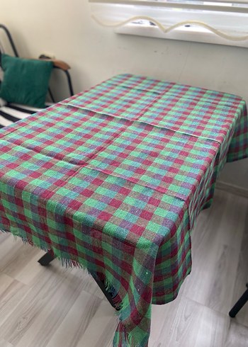 Çok Renkli Kareli Masa Örtüsü veya sofra bezi - Görsel 2