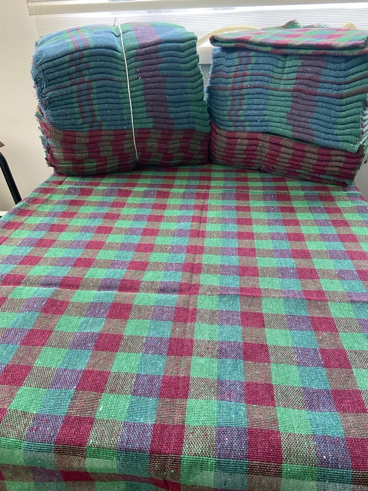 Çok Renkli Kareli Masa Örtüsü veya sofra bezi - Görsel 5