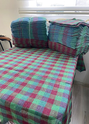Çok Renkli Kareli Masa Örtüsü veya sofra bezi - Görsel 7