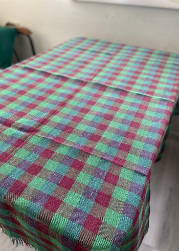 Çok Renkli Ekose Masa Örtüsü veya sofra bezi - Görsel 3