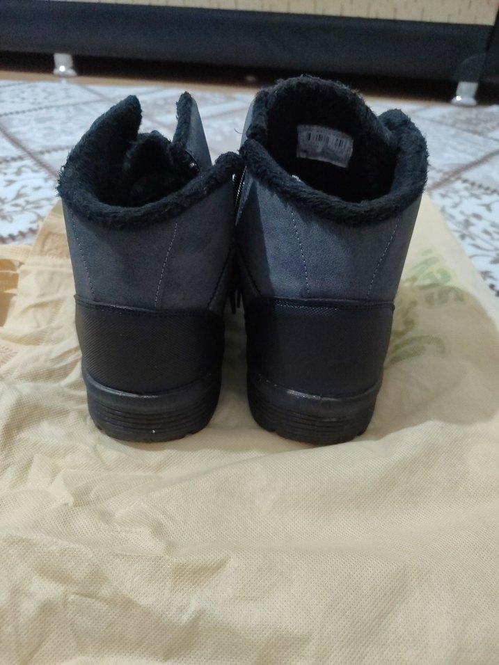 Gri Erkek Sokak Stili Tokalı Bot - Görsel 3