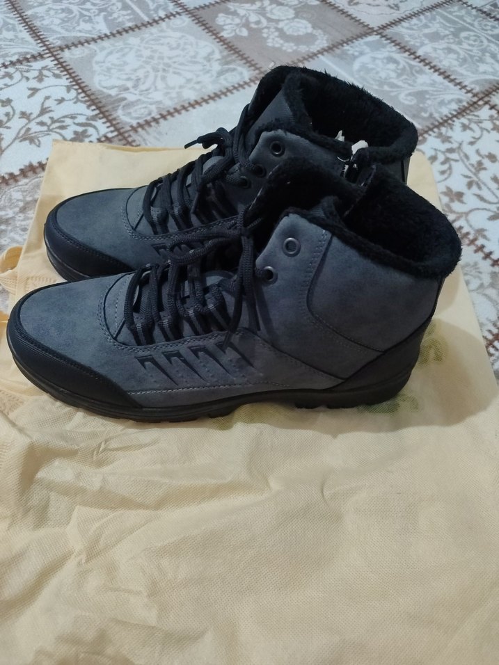 Gri Erkek Sokak Stili Tokalı Bot - Görsel 2