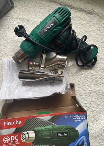 Piranha 2000W Yeşil Sıcak Hava Tabancası - Görsel 2