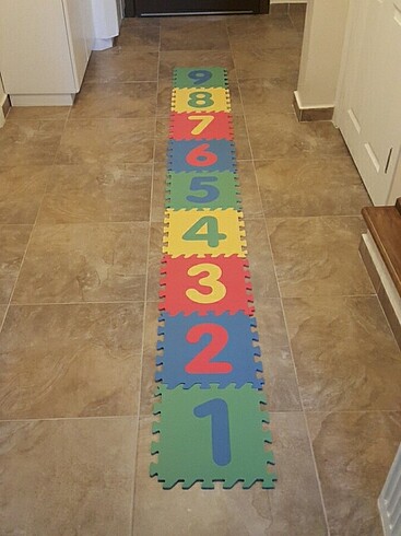 Sünger yapılı Puzzle halısı 
