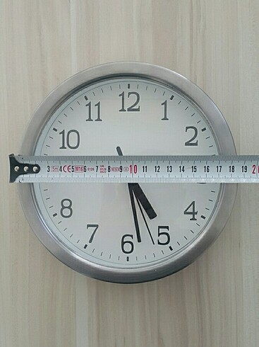 Beden beyaz Renk Duvar saati