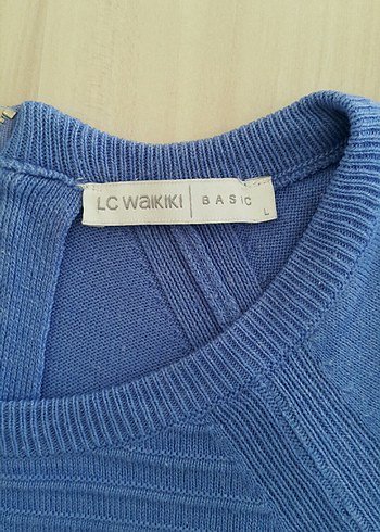 LC Waikiki Mavi Kadın Triko Uzun Kollu Kazak
