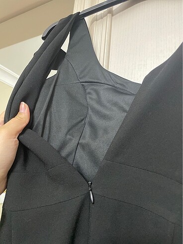 siyah mezuniyet elbisesi - Görsel 7