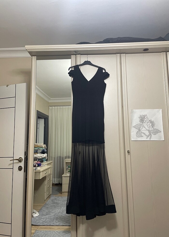 siyah mezuniyet elbisesi - Görsel 4