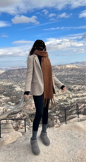 Stradivarius Kaşe Blazer