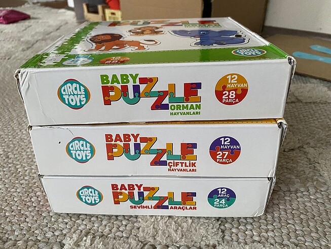  Beden Circle toys puzzle 3 kutu
