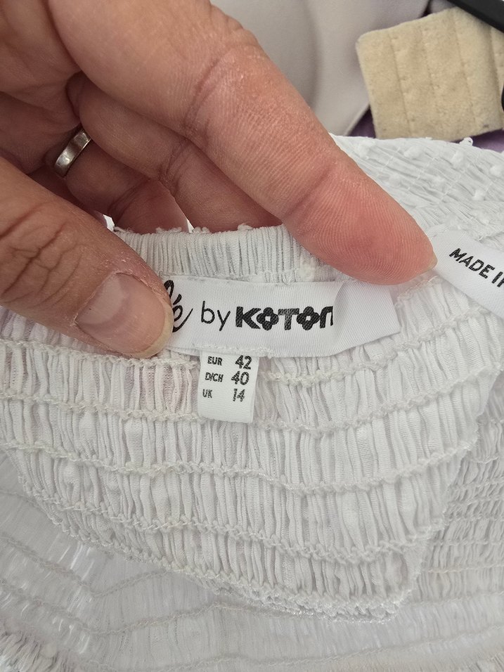 Beyaz bluz - Görsel 3