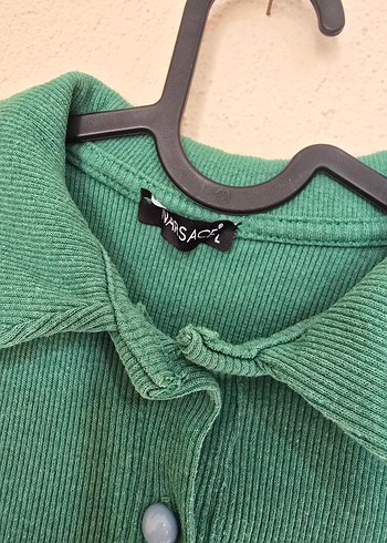 Kolsuz Yeşil Polo Tişört - Görsel 2