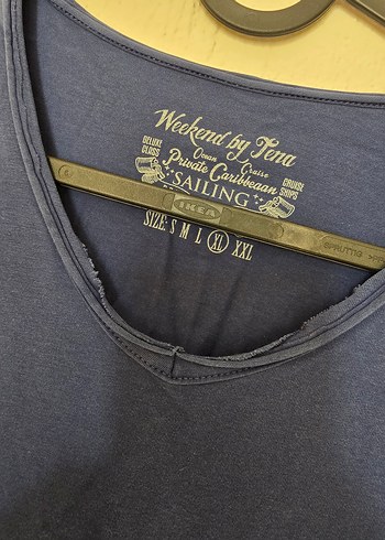 Lacivert Kısa Kollu Tişört - Görsel 3