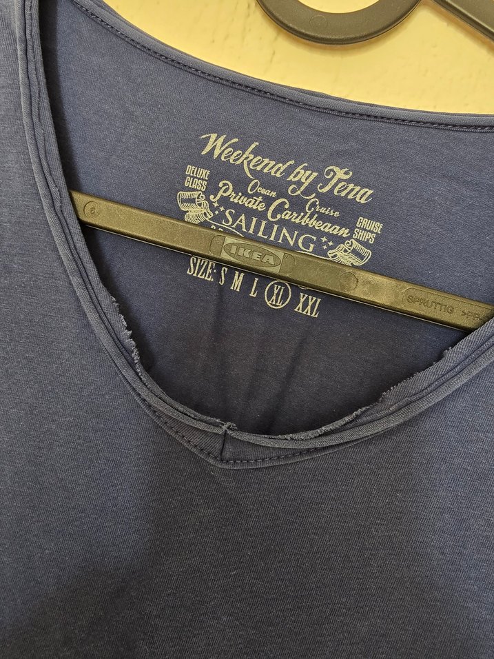 Lacivert Kısa Kollu Tişört - Görsel 3