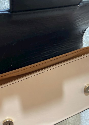 Guess Bej Deri Kadın Çanta - Görsel 7