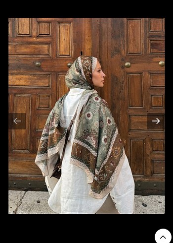 Bohem Tarz Gri-Khaki Dokuma Şal - Görsel 2