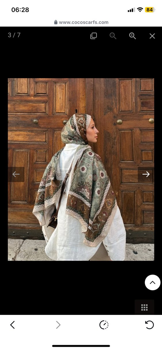 Bohem Tarz Gri-Khaki Dokuma Şal - Görsel 2