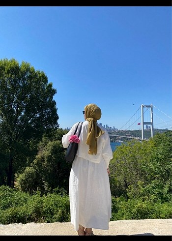 Diğer Uzun Beyaz Etnik Bohem Kolye