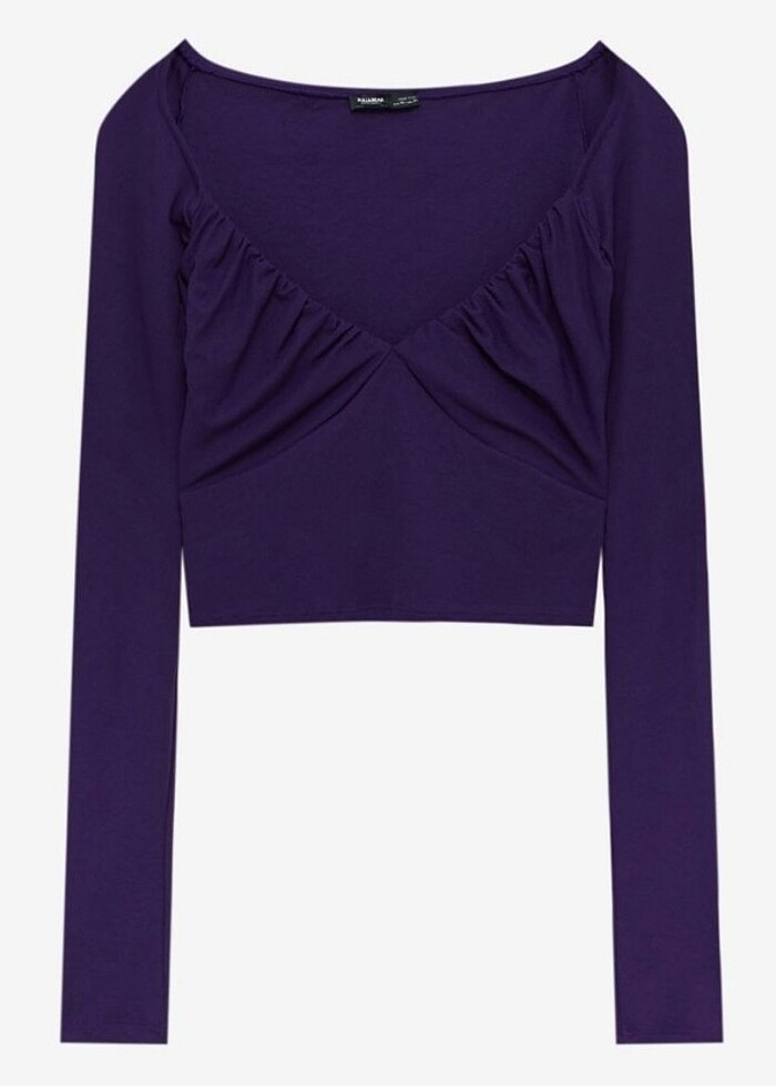 Pull&Bear marka crop top - Görsel 2