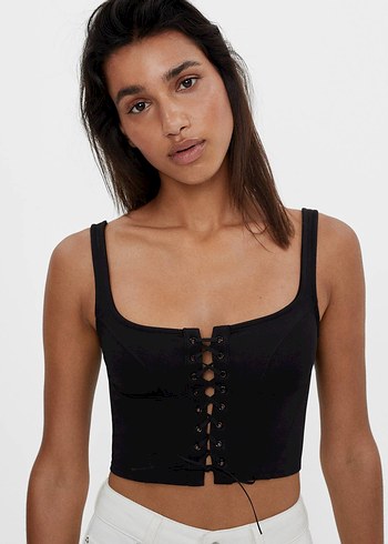 Bershka Marka Korse Büstiyer - Görsel 2