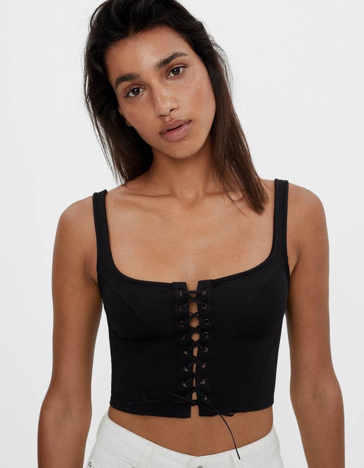 Bershka Marka Korse Büstiyer - Görsel 2