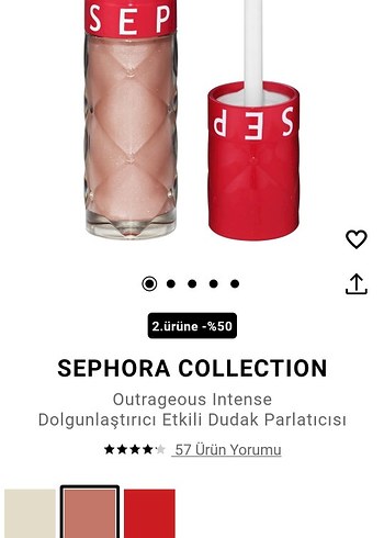 Sephora Dolgunlaştırma Etkili Dudak Parlatıcısı