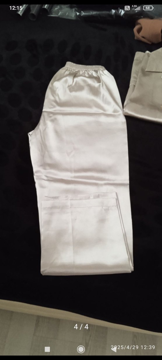 saten uzun kollu erkek pilama takımı - Görsel 4