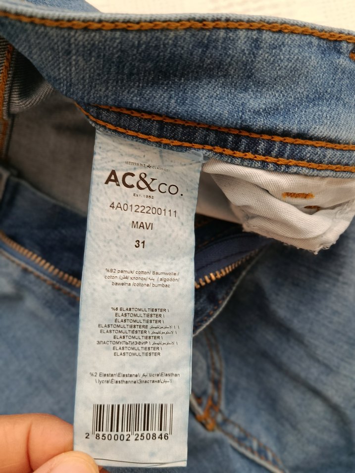 3 adet erkek kot pantolon - Görsel 3