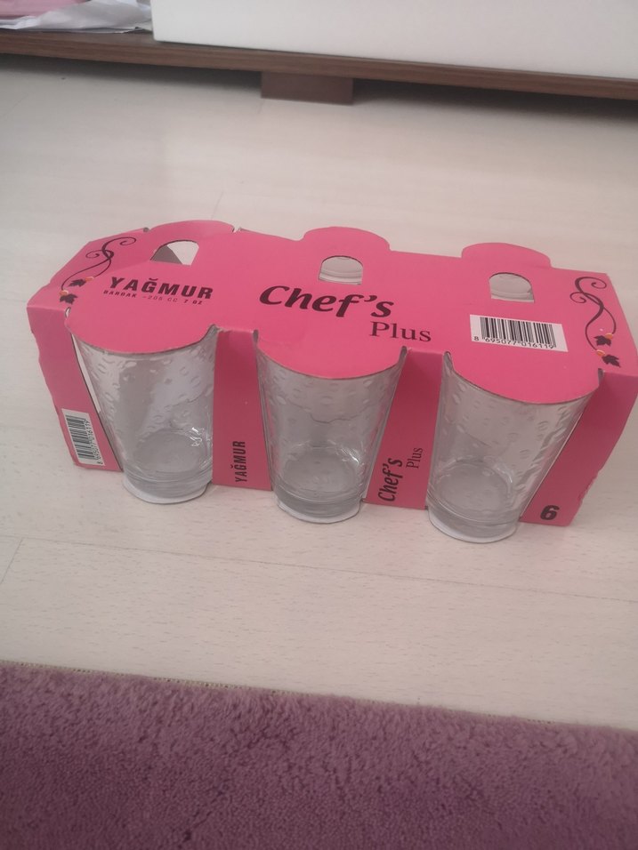 5 adet su bardağı cam ve 4 adet kase - Görsel 2