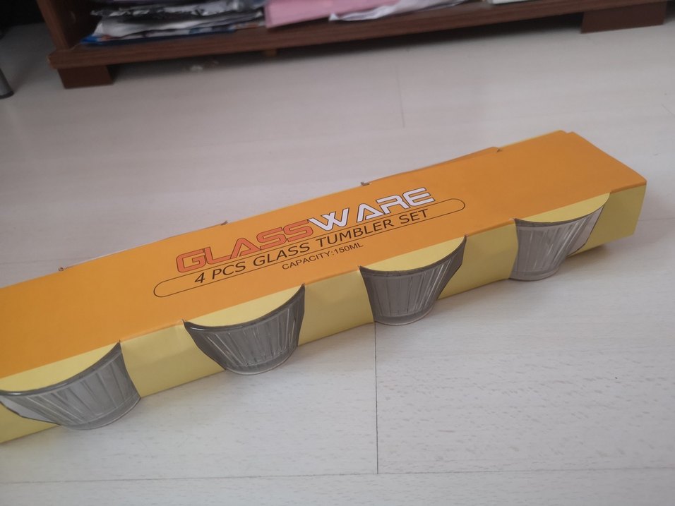 5 adet su bardağı cam ve 4 adet kase - Görsel 3