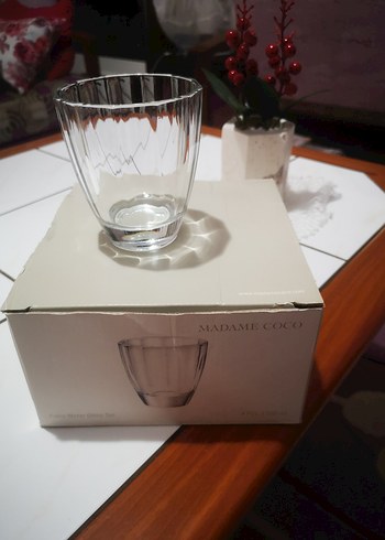 Şeffaf Cam bardak madame Coco - Görsel 2