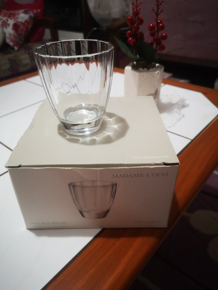 Şeffaf Cam bardak madame Coco - Görsel 2