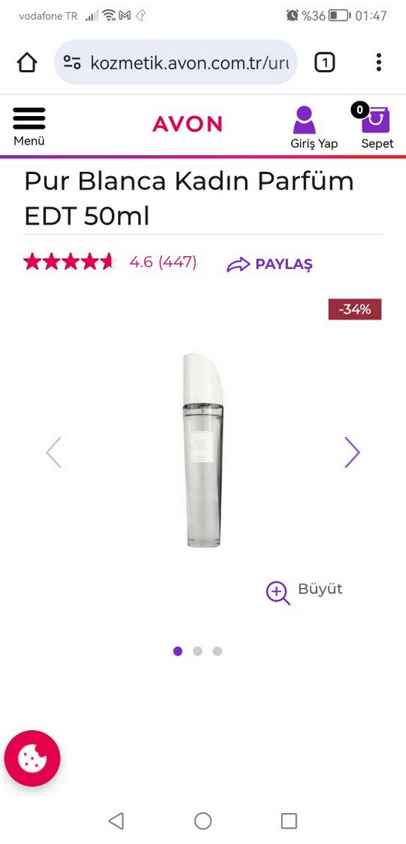 Avon Pur Blanca Kadın Parfümü - Görsel 2