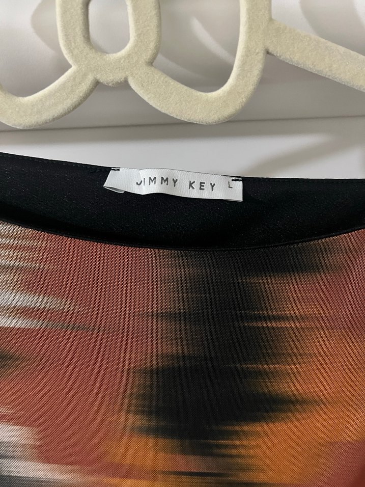 Desenli Tül Elbise - Görsel 3