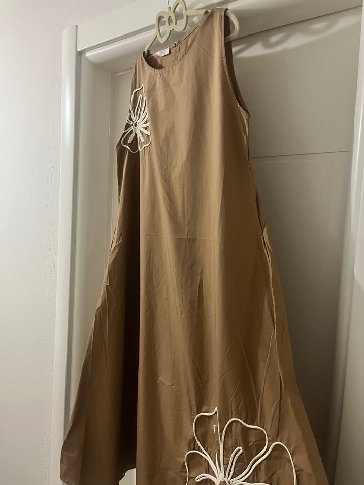 Betty & Co Camel Uzun Elbise - Görsel 4