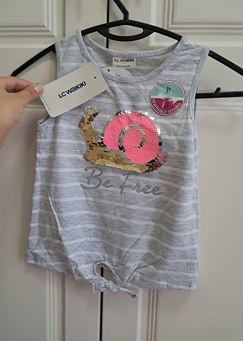 LCW pullu sıfır kol Kız Çocuk bluz - Görsel 2