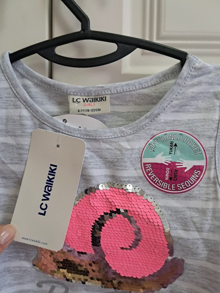 LCW pullu sıfır kol Kız Çocuk bluz - Görsel 3