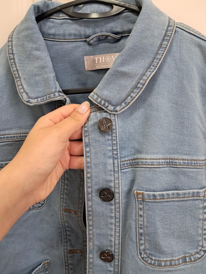 Orjinal By Thomas Rath kadın denim ceket - Görsel 3