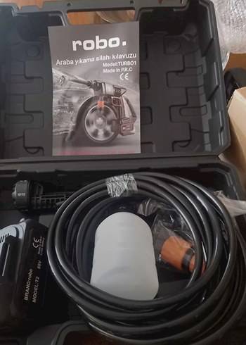 Robo , Turbo 1 şarjlı 70 bar Yüksek Basınçlı Oto Yıkama Makinesi - Görsel 5