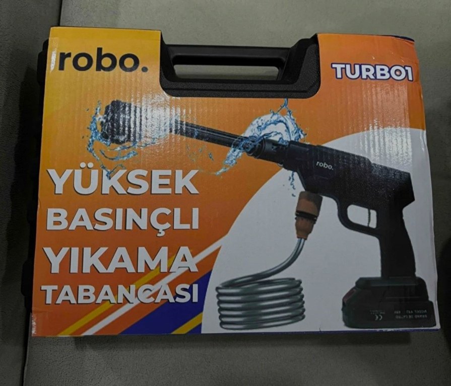 Robo , Turbo 1 şarjlı 70 bar Yüksek Basınçlı Oto Yıkama Makinesi - Görsel 2