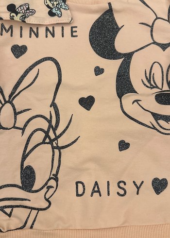 Pembe Uzun Kollu Bebek Kız Takımı - Görsel 3