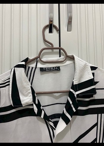 Sokak Stili Gömlek, Gevşek Kesim, Kısa Kollu - Görsel 2