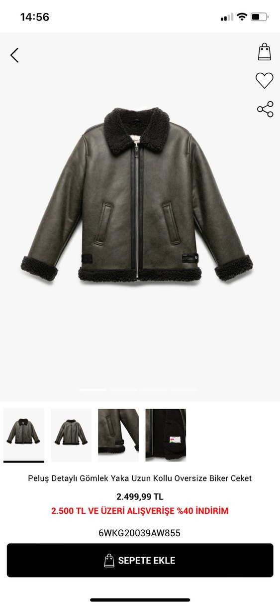 Koton çocuk deri çeket - Görsel 2