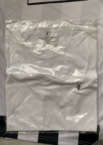 Beyaz Regular Fit %100 Pamuk Erkek Tişört - Görsel 2