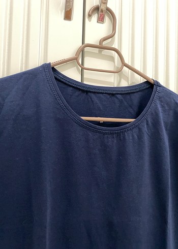 Lacivert Keten Erkek Tişört - Görsel 2