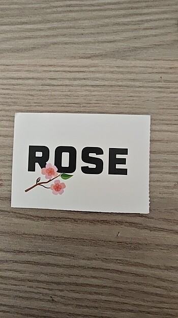  Beden Rose kart