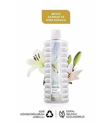 Beyaz Zambak Banyo Köpüğü 500ml