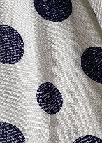 y2k Vintage Setre Puantiye Blazer Ceket - Görsel 7